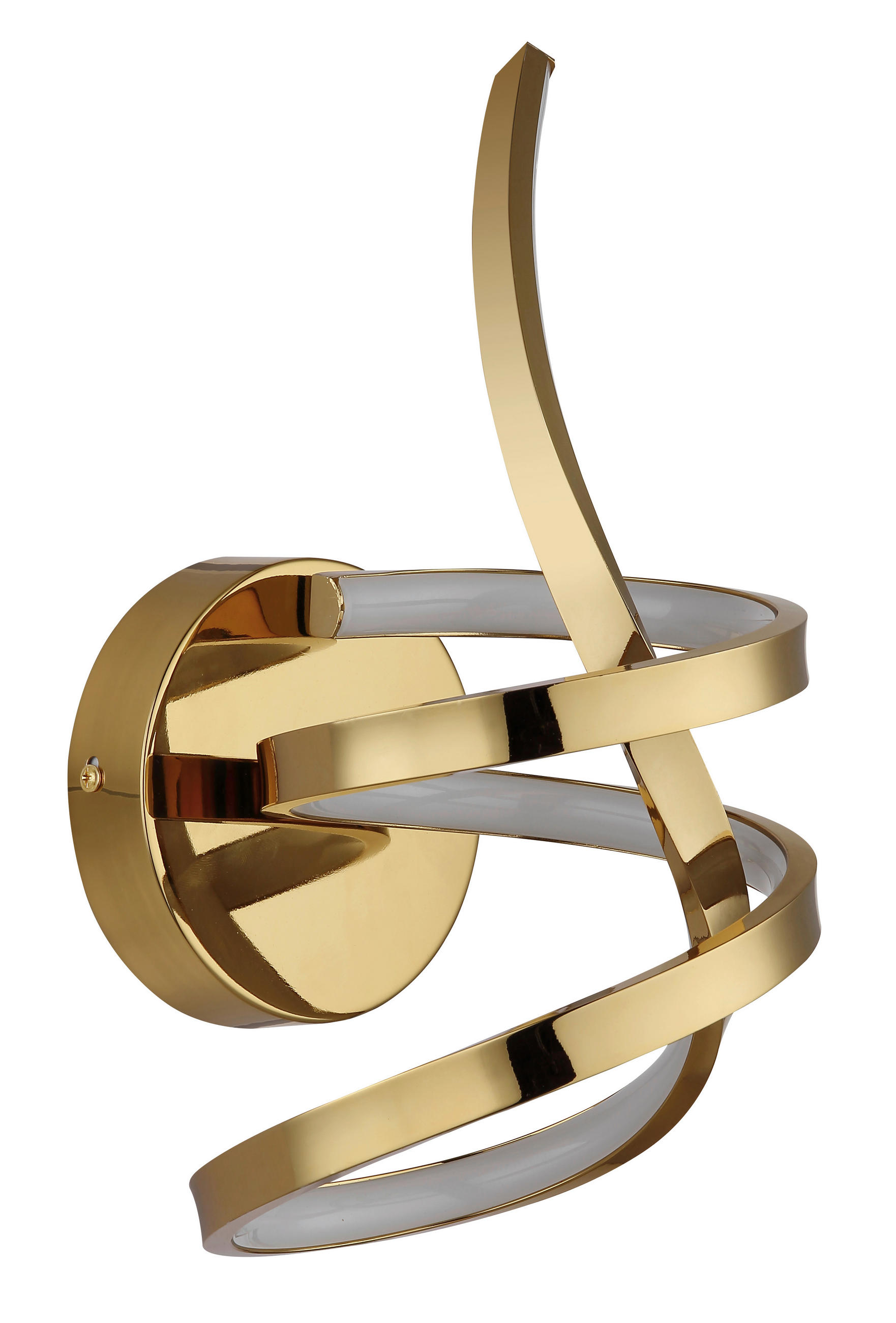 LED-DECKENLEUCHTE 16/35 cm   - Goldfarben/Weiß, Design, Kunststoff/Metall (16/35cm) - Globo