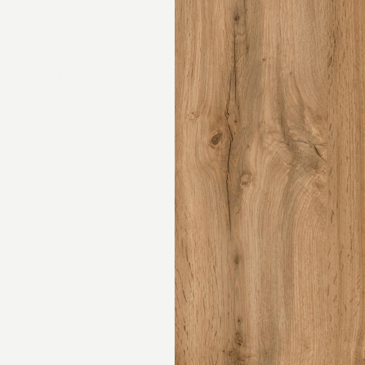 SPODNÁ SKRINKA, 40/79/35 cm - biela/dub wotan, Modern, kompozitné drevo (40/79/35cm) - Held