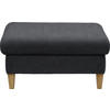 HOCKER Mikrofaser Anthrazit  - Anthrazit, KONVENTIONELL, Holz/Textil (95/49/65cm) - Cantus