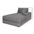 BIGSOFA Cord Salbeigrün  - Salbeigrün/Schwarz, MODERN, Kunststoff/Textil (117/93/190cm) - Carryhome