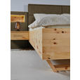 BETT 180/200 cm  in Zirbelkieferfarben, Khaki  - Khaki/Zirbelkieferfarben, Natur, Holz/Textil (180/200cm) - Valnatura