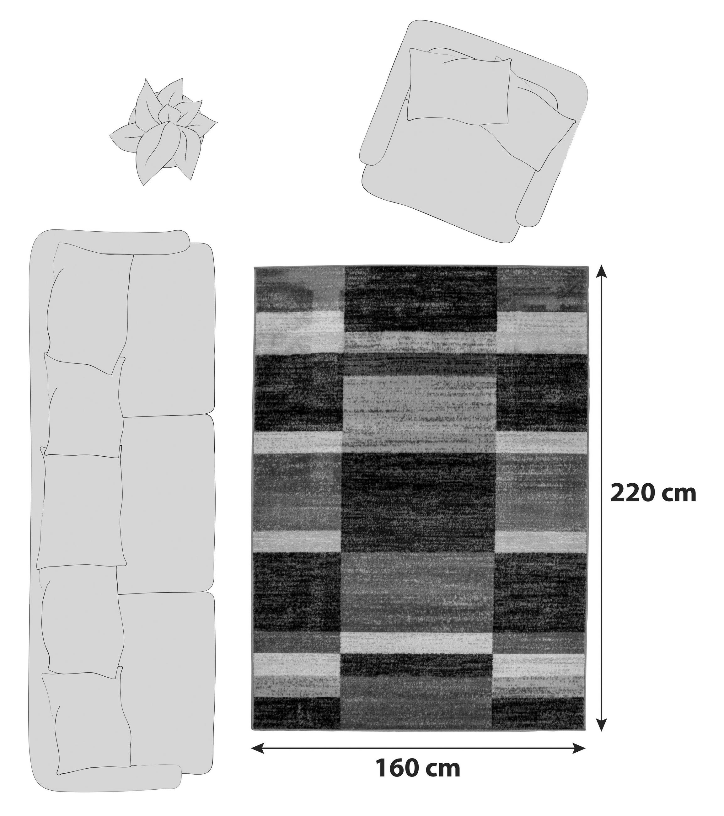 TKANÝ KOBEREC, 160/220 cm, béžová - béžová, Design, textil (160/220cm) - Boxxx