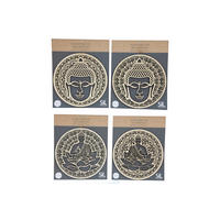 BUDHA - drevo (40/40/0,5cm)
