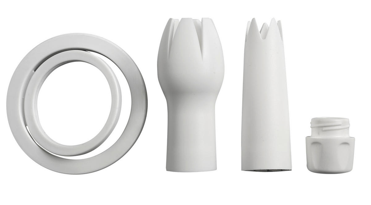 SAHNEBEREITER-ZUBEHÖR - Weiß, Basics, Kunststoff (10/12,5/3,7cm) - ISI