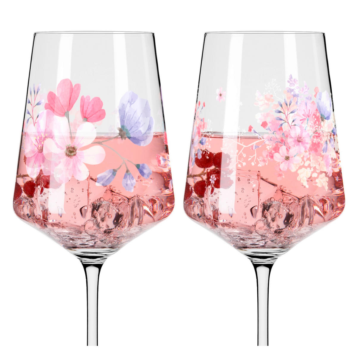 SPRITZERGLAS 550 ml 2-teilig  - Lila/Rosa, LIFESTYLE, Glas (9,5/22,5/9,5cm) - Ritzenhoff