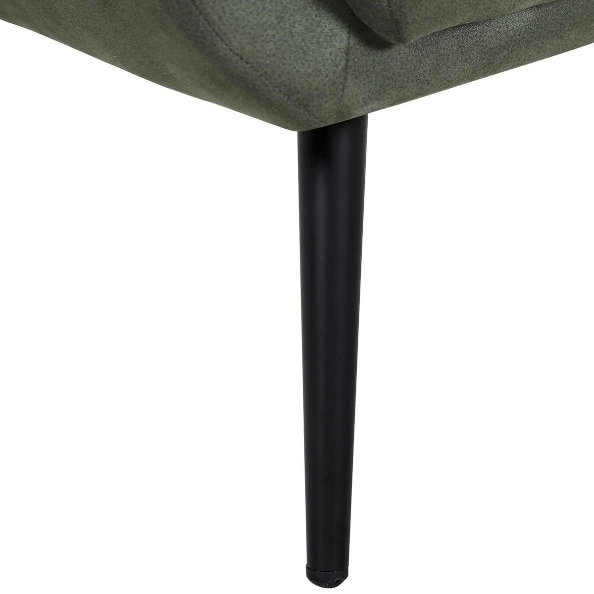 OHRENSESSEL Mikrofaser Dunkelgrün  - Dunkelgrün/Schwarz, KONVENTIONELL, Textil/Metall (75/111/83cm) - Carryhome
