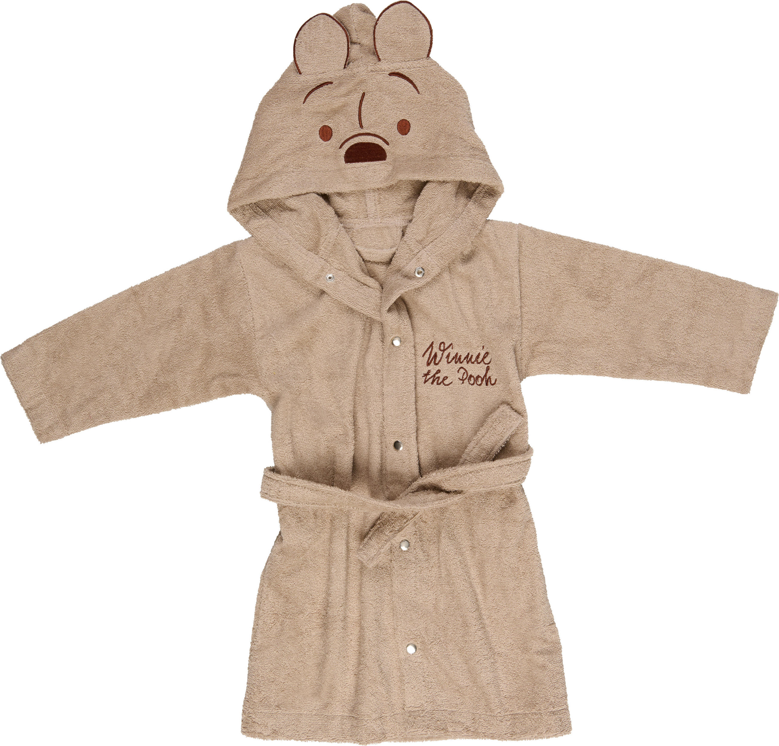 Disney Kinderbademantel Winnie Puuh Beige