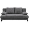 SCHLAFSOFA Cord Anthrazit  - Anthrazit/Schwarz, KONVENTIONELL, Kunststoff/Textil (211/96/105cm) - Carryhome