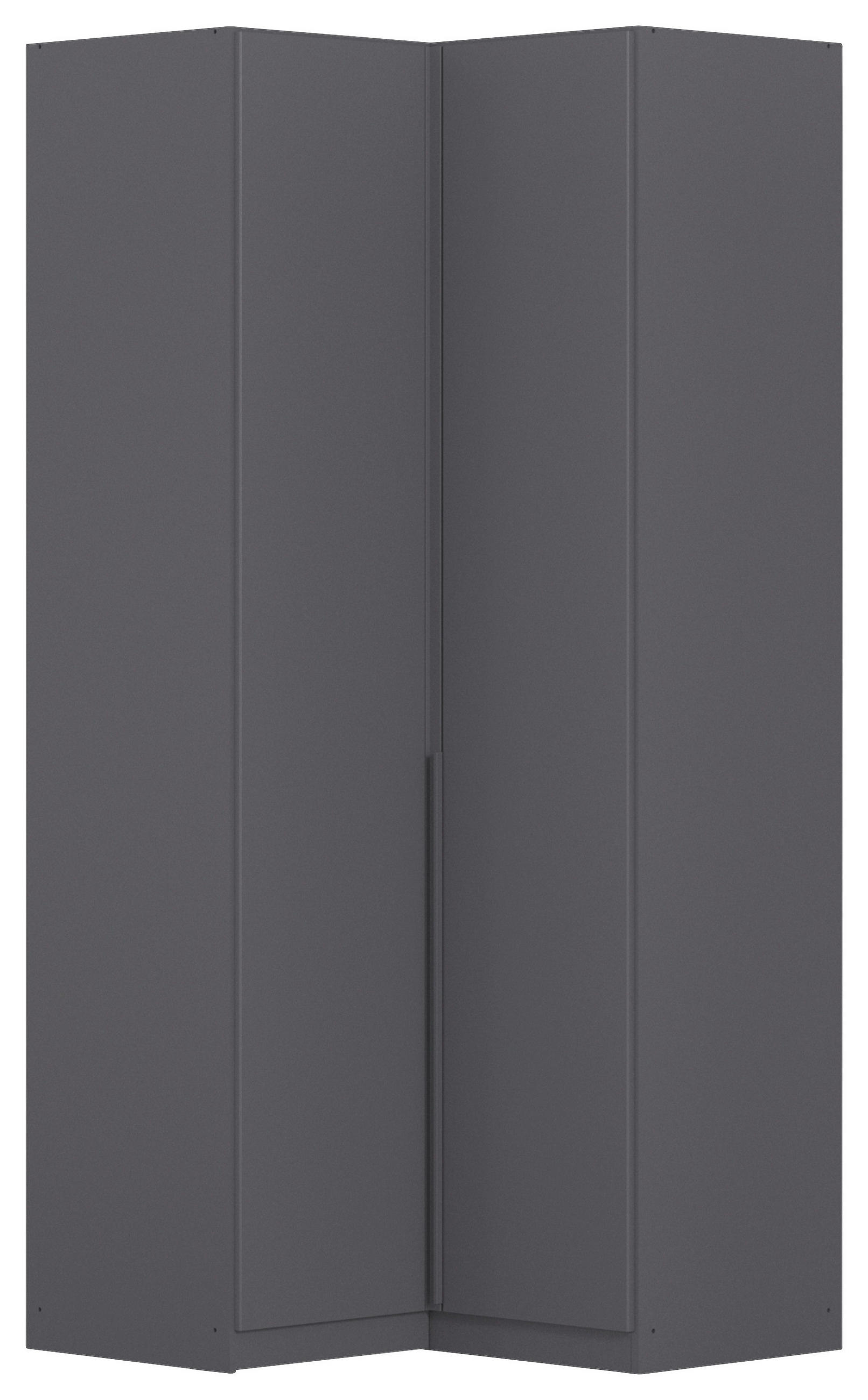 HÖRNGARDEROB 100/229/102 cm  - grå, Modern, trämaterial (100/229/102cm) - Rauch Möbel