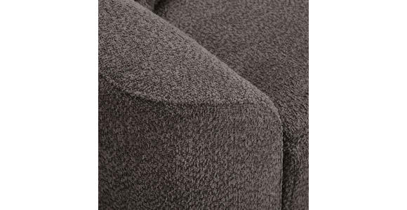 3-SITZER-SOFA  in Chenille Anthrazit  - Anthrazit/Schwarz, KONVENTIONELL, Textil/Metall (228/84/99cm) - Carryhome