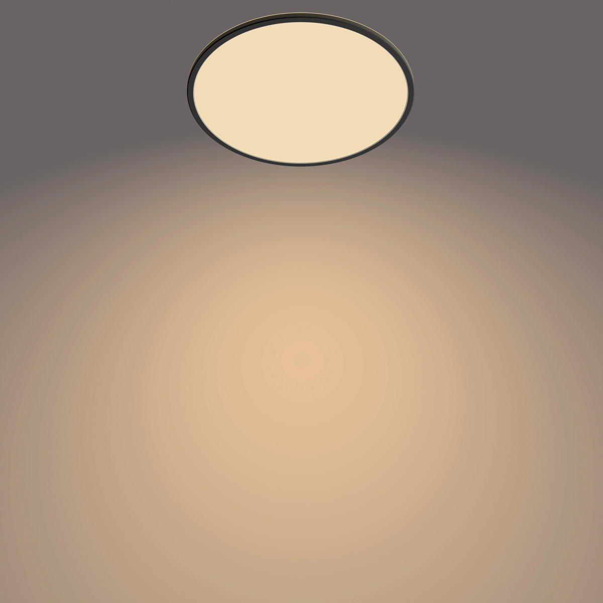 LED-DECKENLEUCHTE Superslim 42,5/34/2,8 cm   - Schwarz, KONVENTIONELL, Kunststoff (42,5/34/2,8cm) - Philips