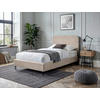 BOXSPRINGBETT 120/200 cm  in Beige  - Beige/Schwarz, MODERN, Holzwerkstoff/Textil (120/200cm) - MID.YOU
