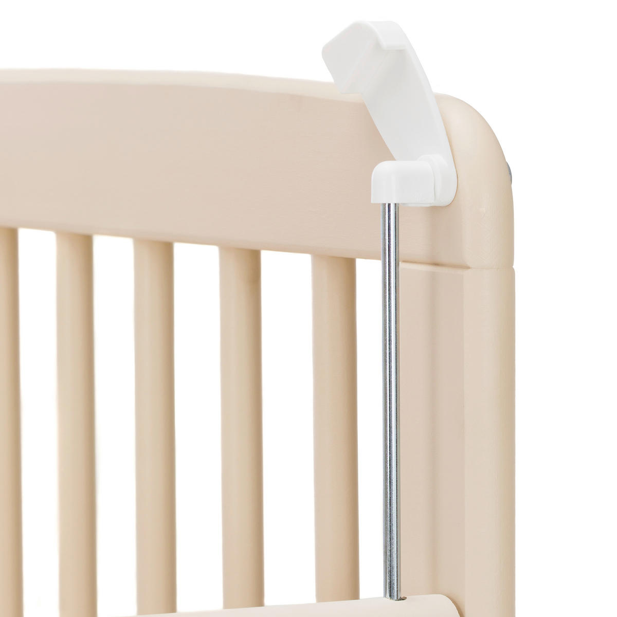 BEISTELLBETT  124/63/91 cm  - Champagner, Basics, Holz (124/63/91cm) - Jimmylee