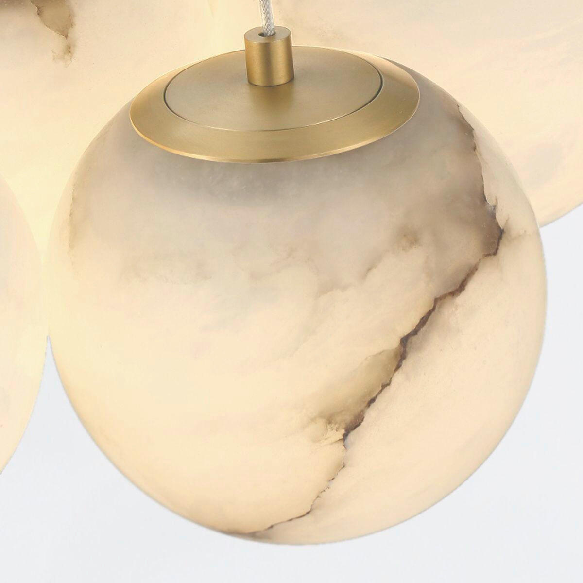 LED-PENDELLEUCHTE 45,6/25 cm  - Goldfarben, KONVENTIONELL, Glas/Metall (45,6/25cm) - Elstead Lighting