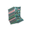 SESSELAUFLAGENSET Flamingo  - Blau/Rosa, Basics, Textil (50/7/120cm)