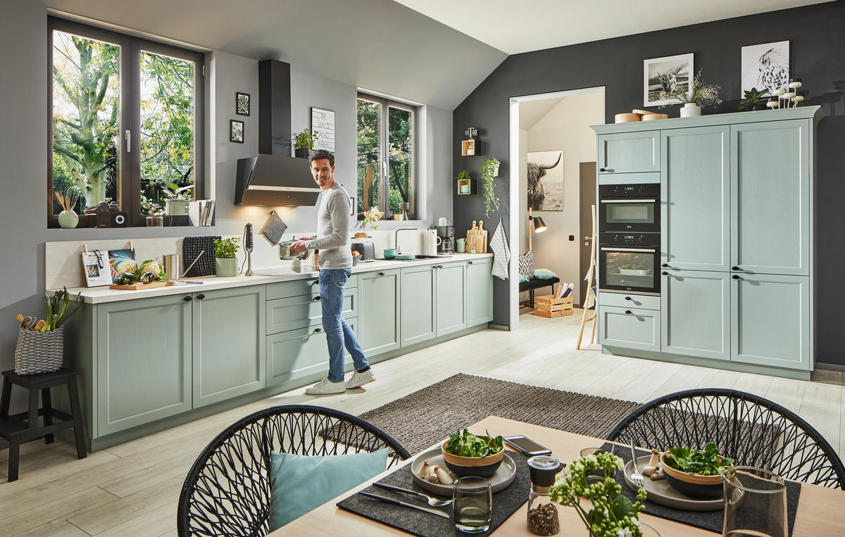 EINBAUKÜCHE BRISTOL SELECTION  - LIFESTYLE, Holzwerkstoff - Moderano