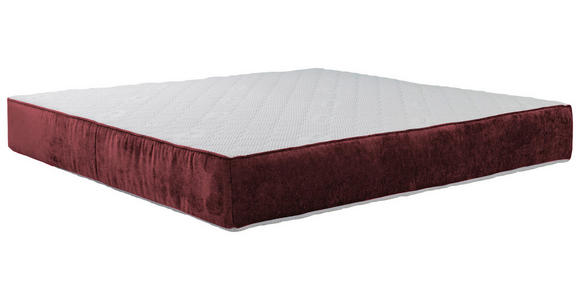 TASCHENFEDERKERNMATRATZE 180/200 cm Höhe ca. 25 cm - Bordeaux/Weiß, Trend, Textil (180/200cm) - Esposa