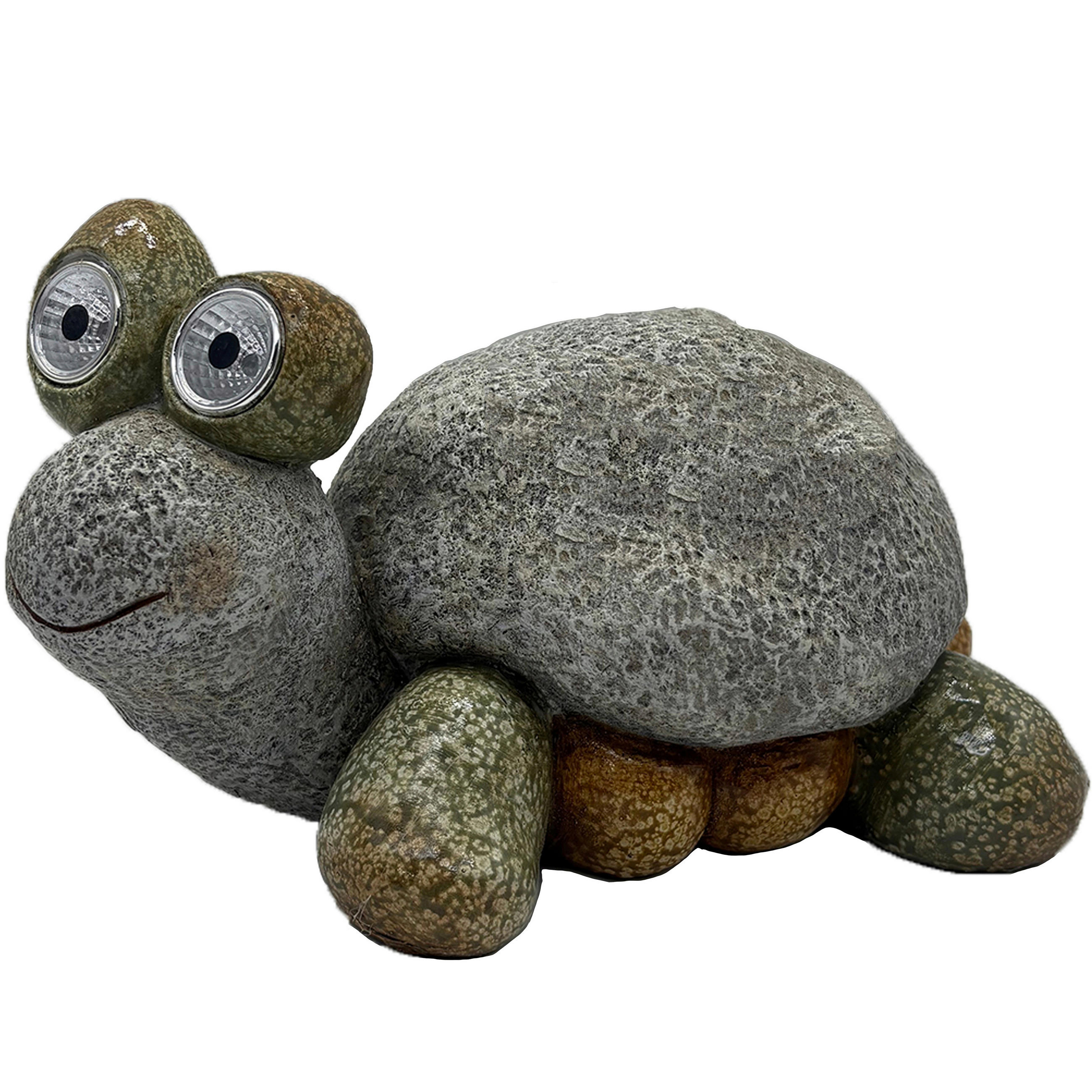 XXXLutz Dekoschildkröte Braun, Grau, Grün 15.5x14x24.5 cm
