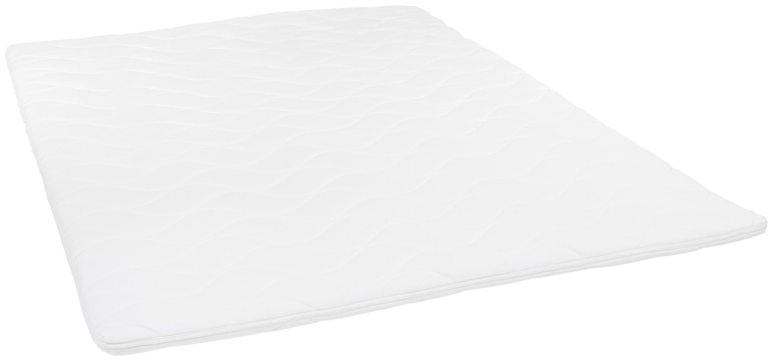 TOPPER 120/200 cm Höhe ca. 6 cm  - Weiss, Modern, Textil (120/200cm) - Livetastic