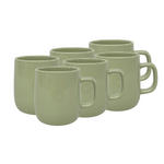 KAFFEEBECHERSET Colori Verde 6-teilig  - Grün, Trend, Keramik - Novel