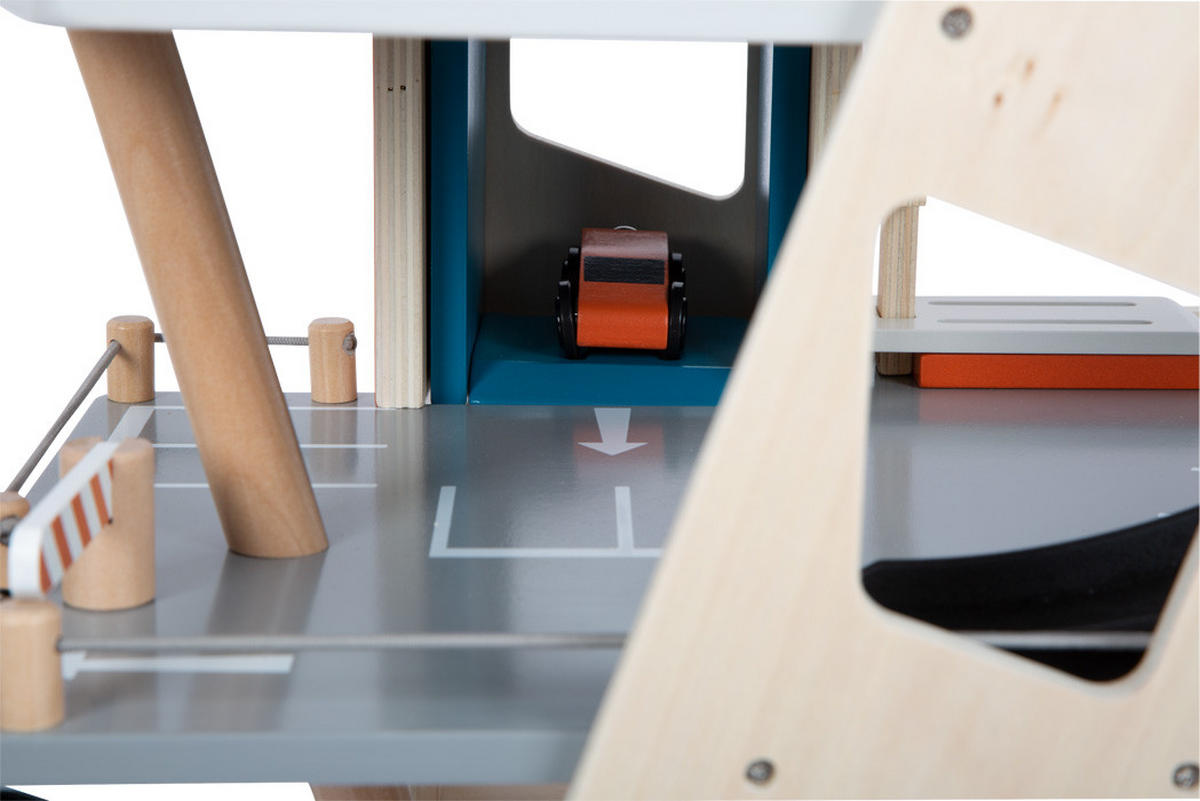 PARKGARAGE  - Multicolor, Basics, Holz/Kunststoff (62/43/36cm) - small foot