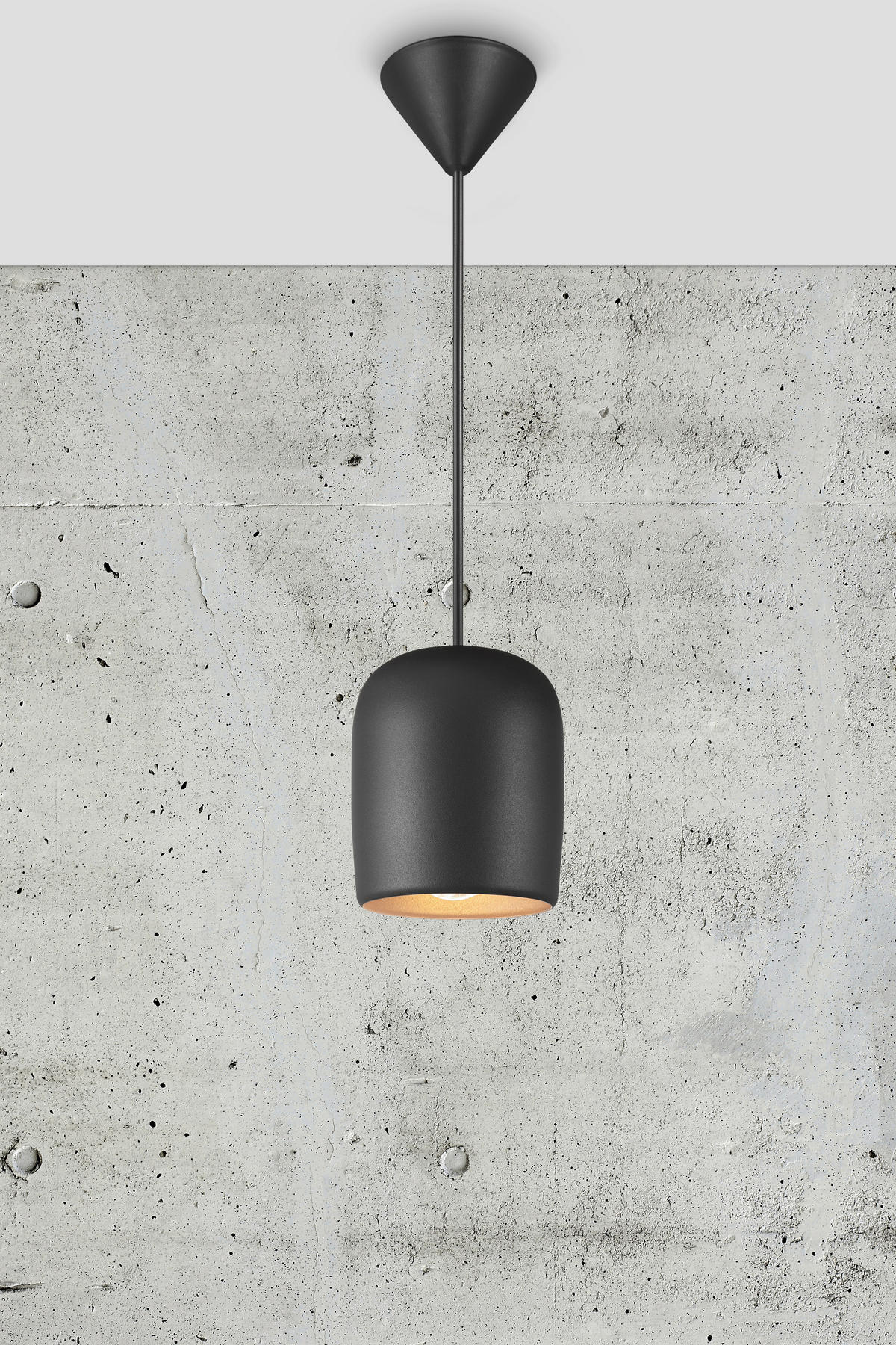 HÄNGELEUCHTE Notti  10 cm  - Schwarz, Design, Metall (10cm) - Nordlux