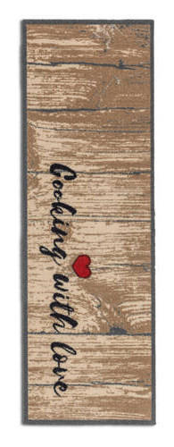 Astra Küchenläufer Miabella Braun, Weiß, Beige 50x150 cm