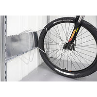 FAHRRADSTÄNDER 72/33/15 cm  - Alufarben, Design, Metall (72/33/15cm) - Biohort