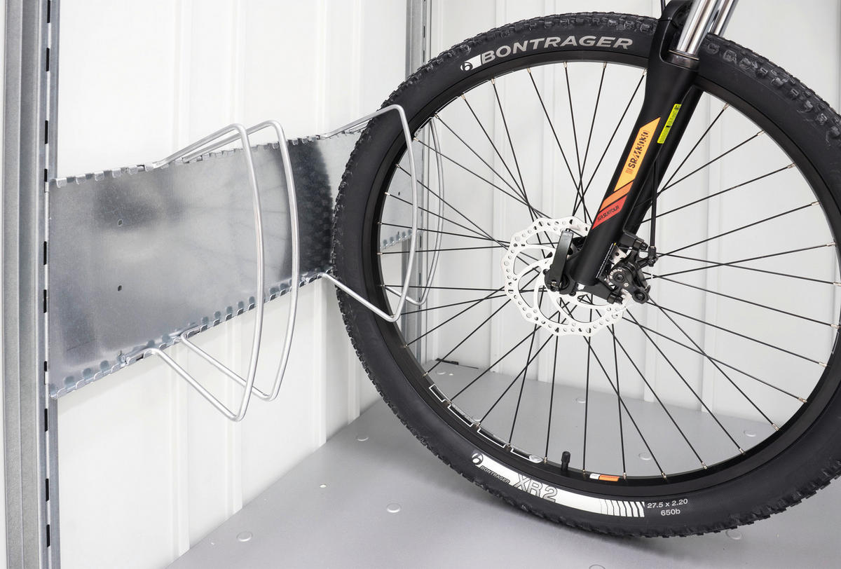 FAHRRADSTÄNDER 72/33/15 cm  - Alufarben, Design, Metall (72/33/15cm) - Biohort
