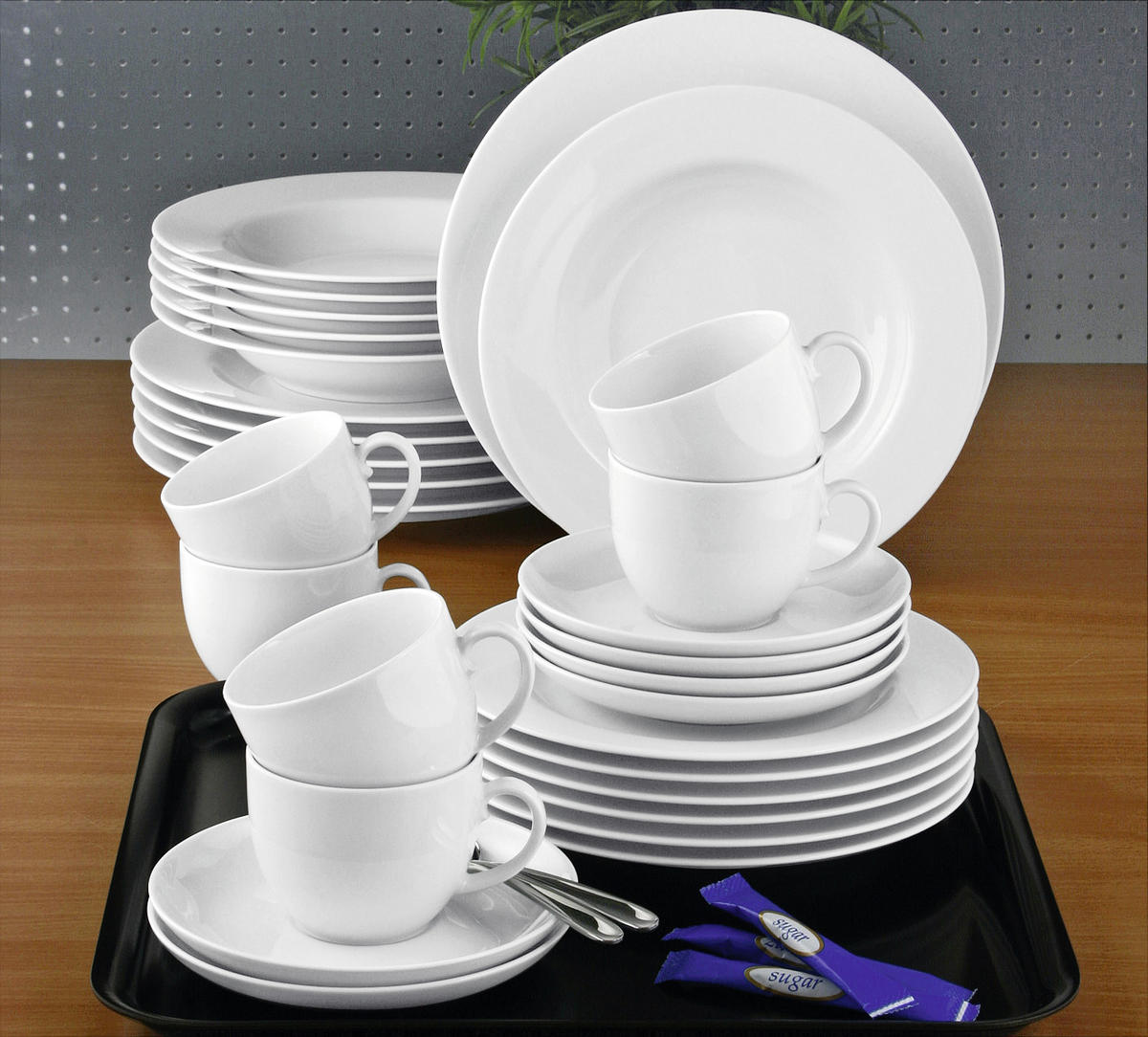 LAPOSTÁNYÉR 27 cm  - fehér, Basics, kerámia (27cm) - Seltmann Weiden