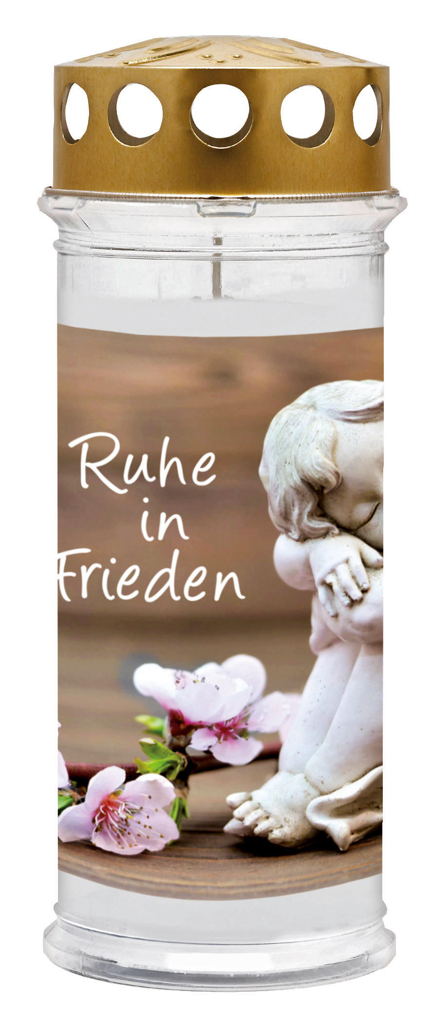 Grabkerze Ambrosius Engel Ø/h: 7,5/21 Cm