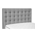 BOXSPRINGBETT 160/200 cm  in Hellgrau  - Hellgrau, Design, Holz/Textil (160/200cm) - Carryhome