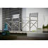 REGIESTUHL Aluminium Alufarben, Grau - Alufarben/Grau, Design, Textil/Metall (51/83/44cm)