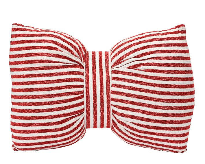 DÍSZPÁRNA 60/40 cm  - piros/fehér, Basics, textil (60/40cm)