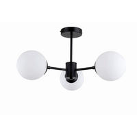 TAKLAMPA Roma  - svart, Klassisk, metall (30/60/60cm)