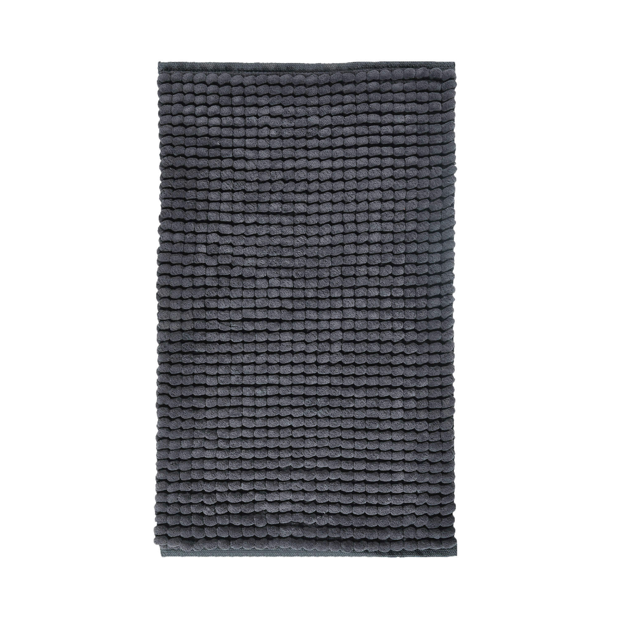 BADTEPPICH Axel Graphitfarben 60/100 cm  - Graphitfarben, Basics, Textil (60/100cm) - Aquanova