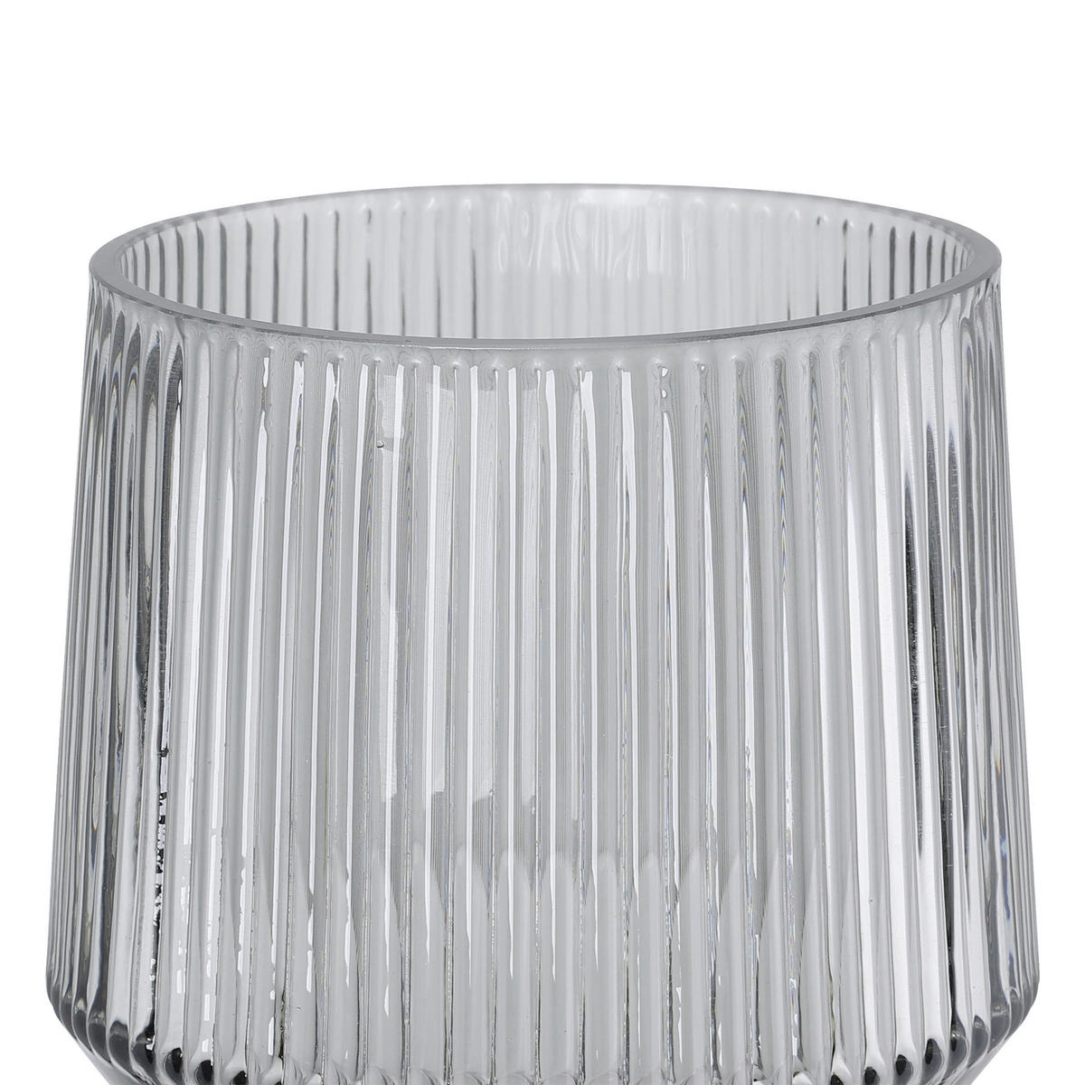 WINDLICHT - Grau, LIFESTYLE, Glas (14,3/14,3cm)