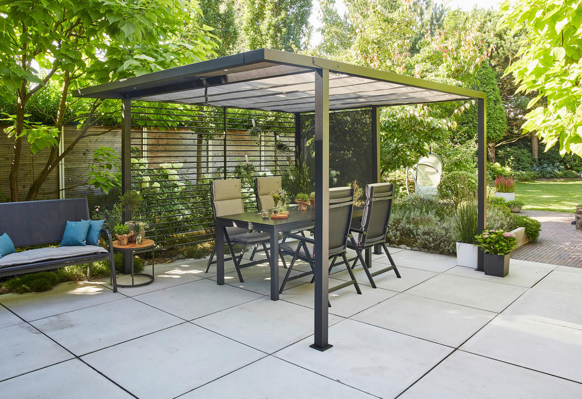 PAVILLON 315/217/315 cm   - Anthrazit, Basics, Metall (315/217/315cm) - Siena Garden