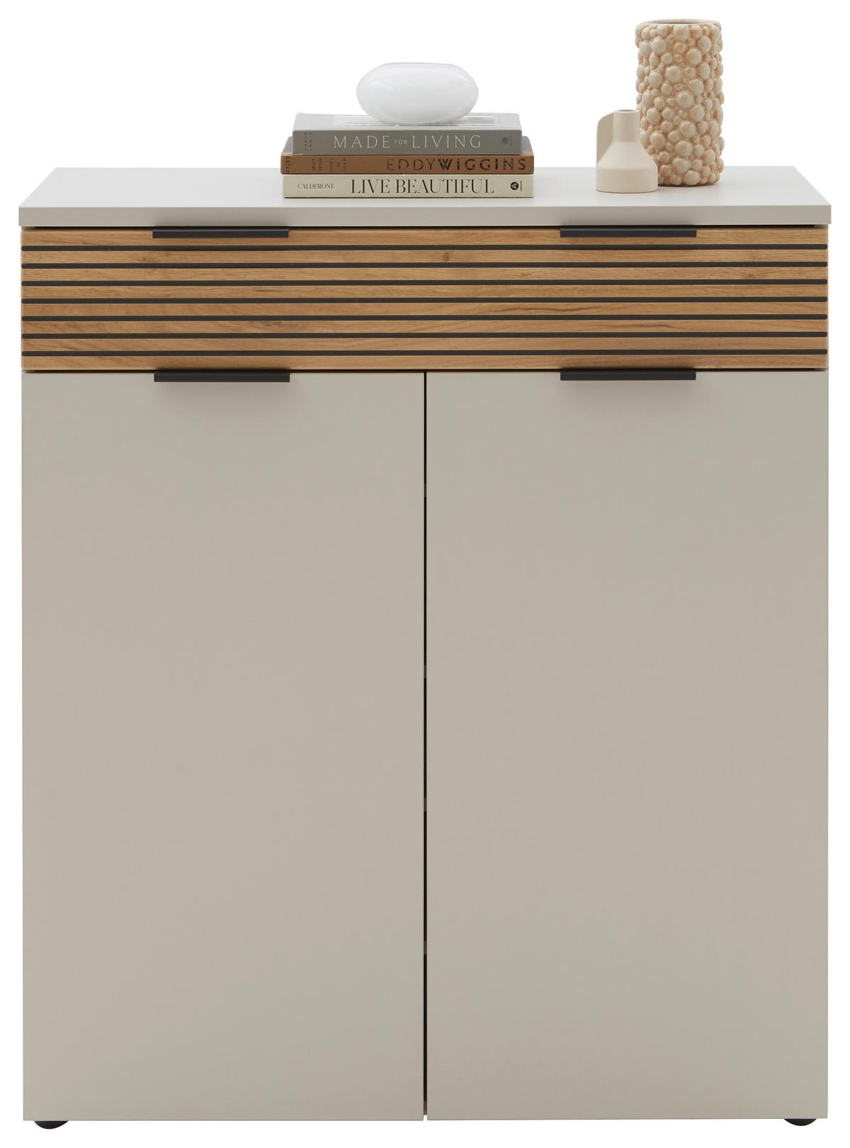 GARDEROBE 5-teilig  in 269/200/40 cm  - Kaschmir/Eichefarben, Design, Holzwerkstoff (269/200/40cm) - Voleo