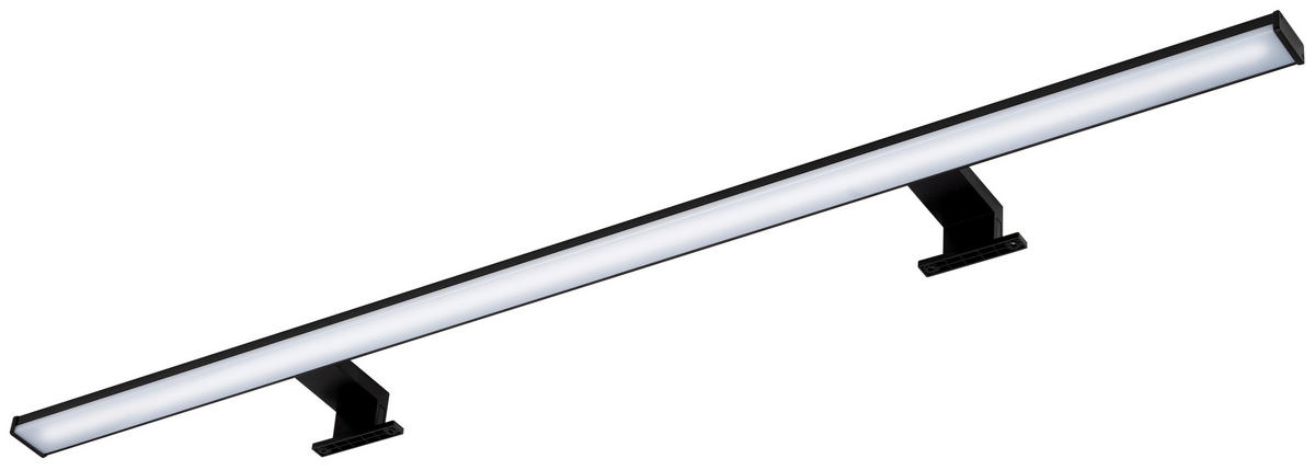 AUFBAULEUCHTE Zubehör 109,5/4,2/10,5 cm   - Schwarz, Basics, Metall (109,5/4,2/10,5cm) - Sadena