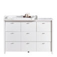 WICKELAUFSATZ Julija - Weiß, Trend, Holz (135/18/79cm) - My Baby Lou
