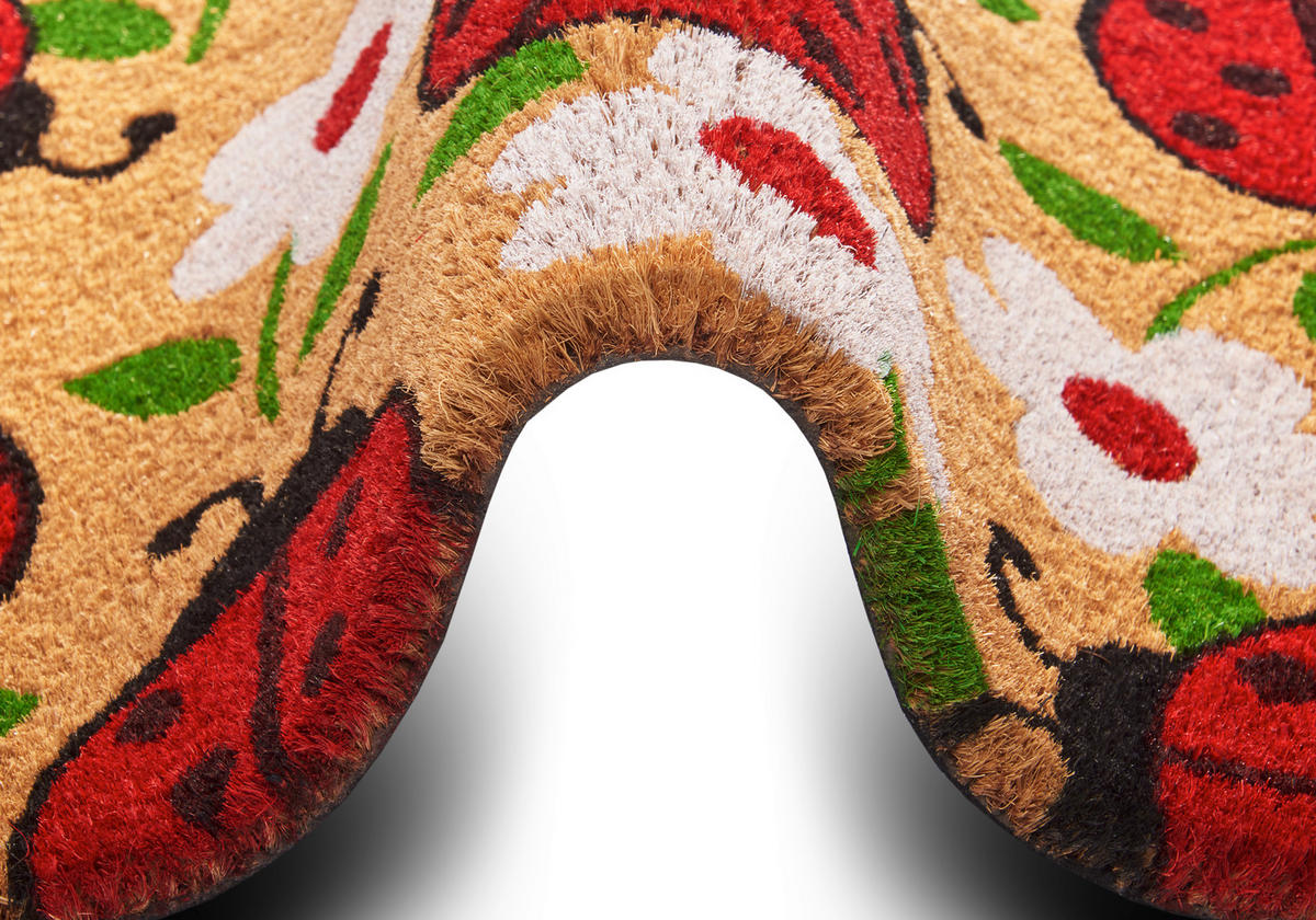 KOKOSMATTE  45/75 cm  Multicolor, Hellbraun  - Hellbraun/Multicolor, Basics, Naturmaterialien/Kunststoff (45/75cm)