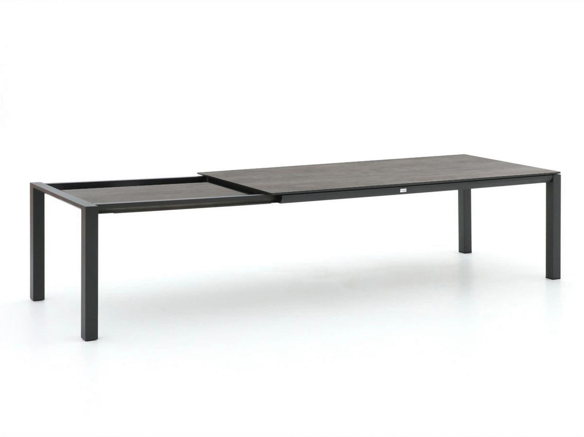GARTENTISCH 160-220/100/74 cm Metall  - Anthrazit/Grau, Modern, Kunststoff/Metall (160-220/100/74cm) - Tierra Outdoor