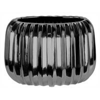 DEKOVASE   - Schwarz Hochglanz, Basics (17/12/13cm)