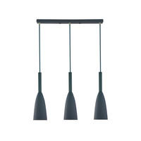 HÄNGELEUCHTE 50/10/100 cm    - Grau, Basics, Metall (50/10/100cm)