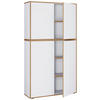 AKTENSCHRANK 100/183/33 cm  - Honigeiche/Weiss, Design, Holzwerkstoff (100/183/33cm) - MID.YOU