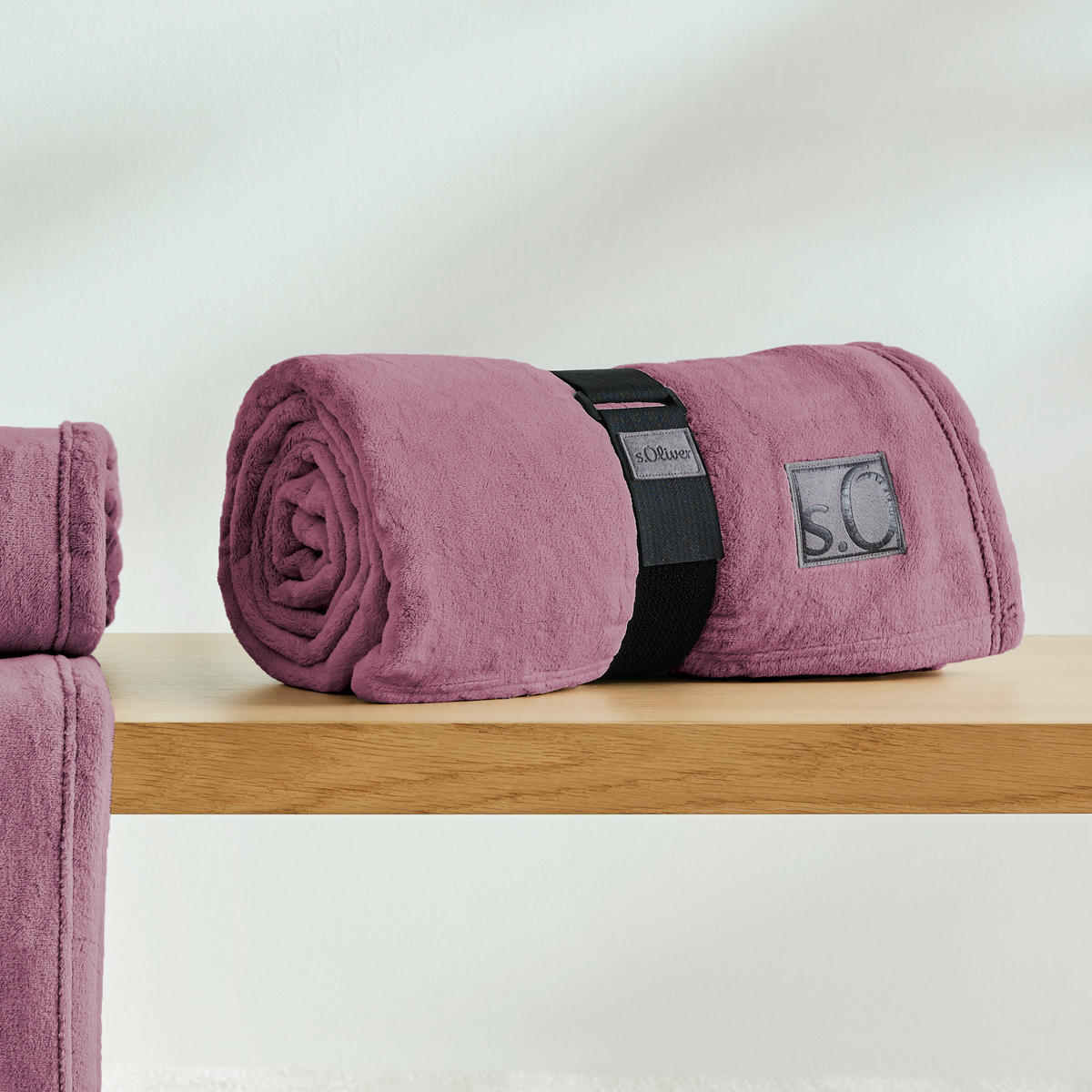 WOHNDECKE Kuschelsoft 150/200 cm  - Altrosa, Basics, Textil (150/200cm) - S. Oliver