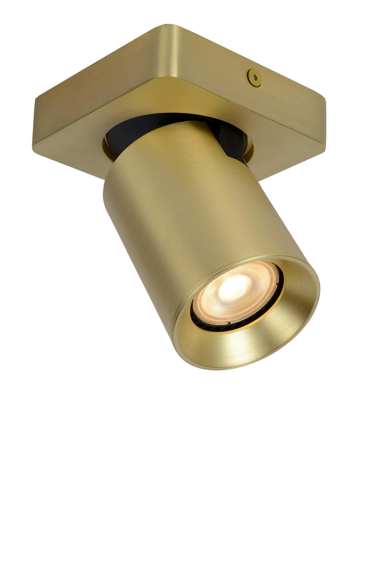 LED-STRAHLER Nigel 10/10/11.5 cm   - Messingfarben, Basics, Metall (10/10/11.5cm) - Lucide