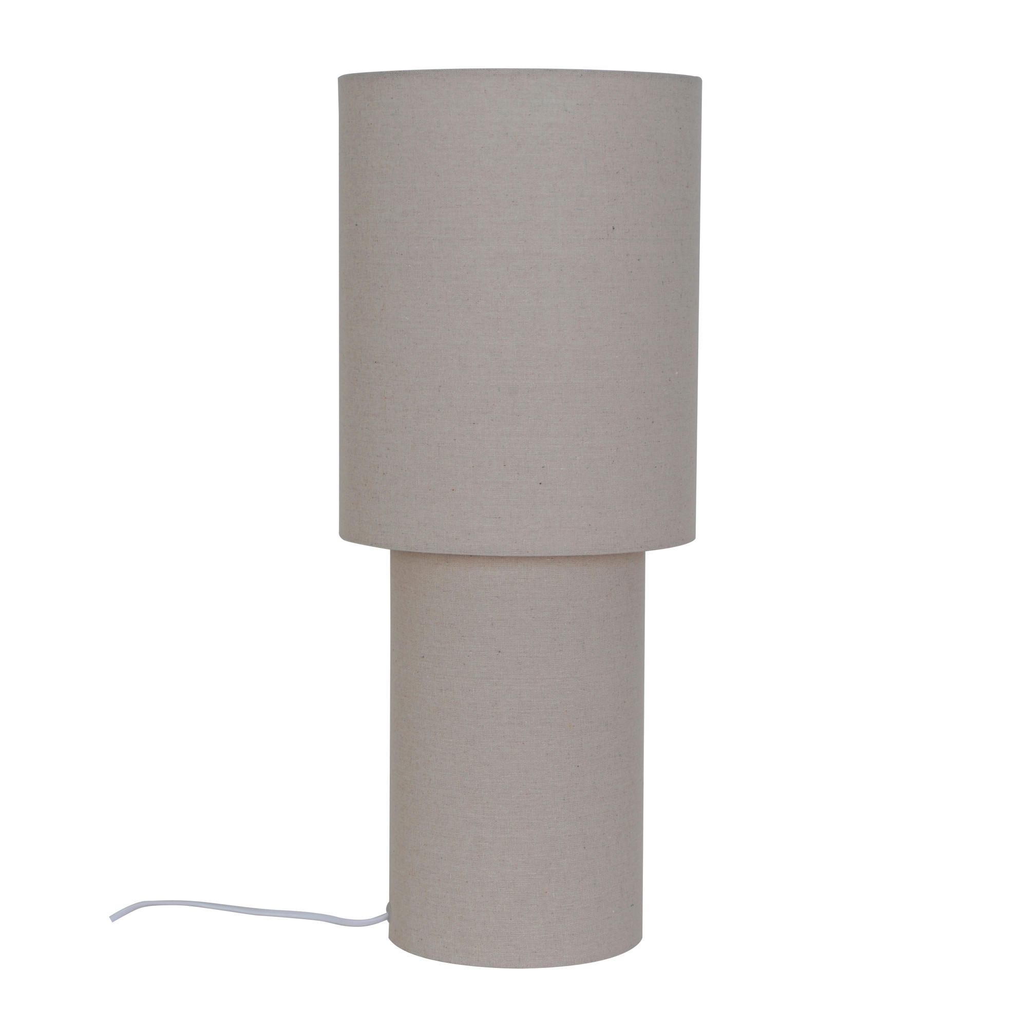 STEHLEUCHTE Izara 60/25/25 cm  - Beige, Design, Textil (60/25/25cm) - Nordlux