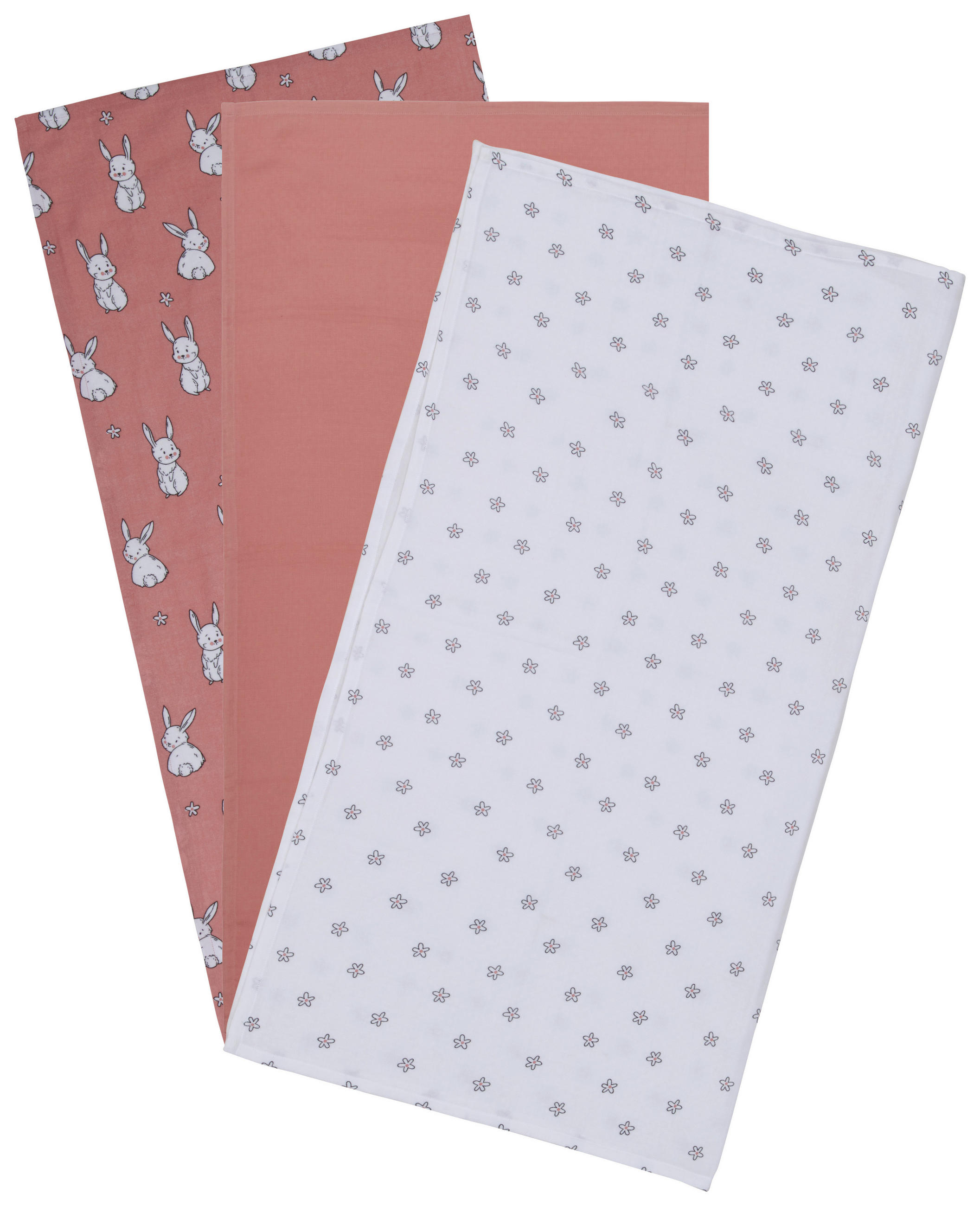 MULLWINDELNSET - Pink, Basics, Textil (100/100cm) - Avelia